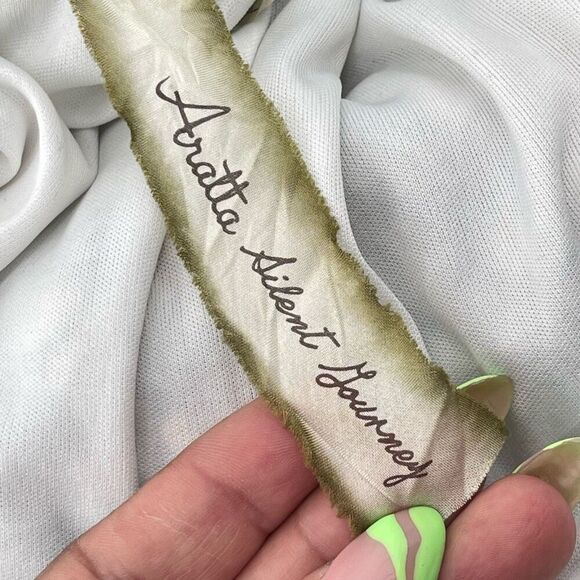 Aratta Silent Journey Boho Floral Halter Maxi Dress Lace Hem Large Goddess Style - Picture 14 of 16